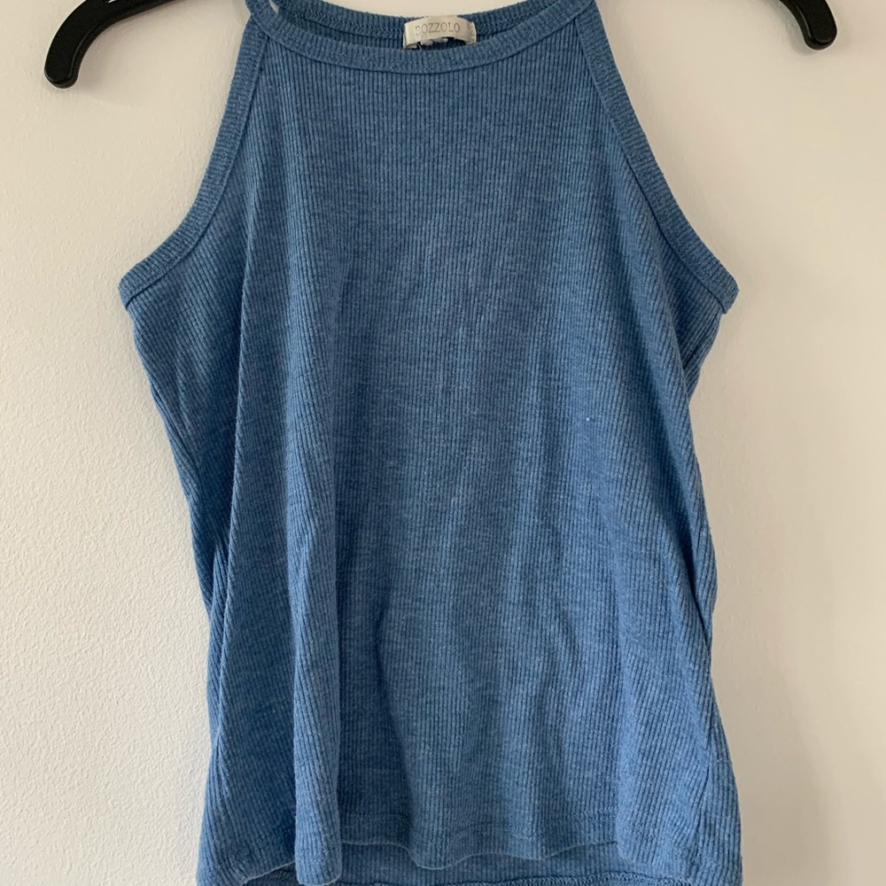 Blue tank top